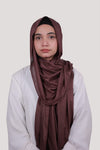 Sarazi Luxe Flow modal hijab in Mahogany