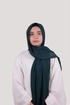 Sarazi Silk Air plain chiffon hijab in Deep Teal