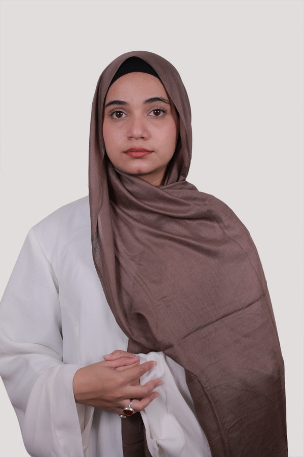 Sarazi Luxe Flow modal hijab in Cocoa