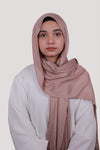 Sarazi Luxe Flow modal hijab in Dusty Blush