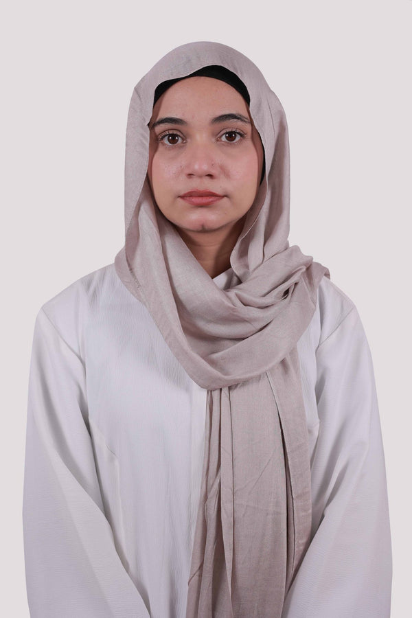 Sarazi Luxe Flow modal hijab in Latte