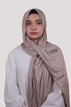 Sarazi Luxe Flow modal hijab in Mushroom