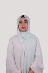 Sarazi Silk Air plain chiffon hijab in Mint