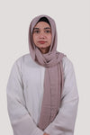 Sarazi Silk Air plain chiffon hijab in Soft Mauve