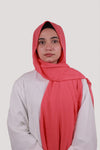 Sarazi Silk Air plain chiffon hijab in Watermelon